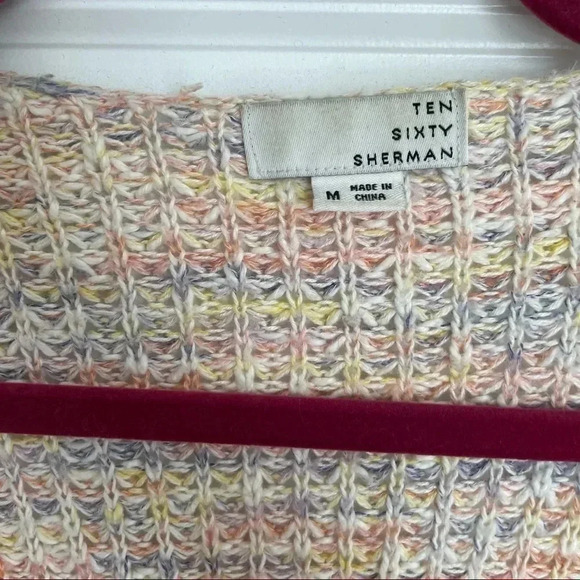 Ten Sixty Sherman Knitted Cardigan Lace Up Pastel - Picture 5 of 6